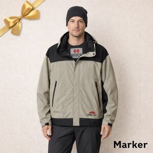 Marker Men’s Black Gore-Tex Ski Jacket Medium